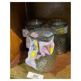 Glass Candleholders