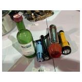 Flashlights & Emerald Bottle
