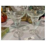 Acrylic Margarita Glasses