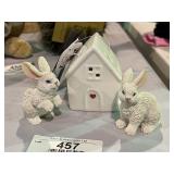 Porcelain Light Up & Rabbits