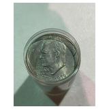 Tube of 20 Uncirculated Eisenhower Dollars