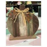 Wood Pumpkin Centerpiece
