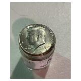 Roll of Uncirculated Kennedy Half Dollars