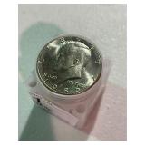 Roll of Uncirculated Kennedy Half Dollars