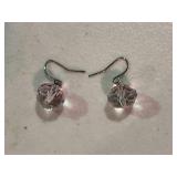 Pink Vintage Austrian Crystal Earrings