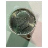 Tube of 20 Uncirculated Eisenhower Dollars