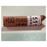 Roll of Uncirculated Lincoln Cents