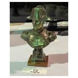 Vintage Metal Napolean Bust