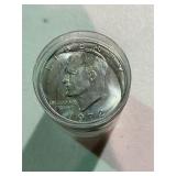 Tube of 20 Uncirculated Eisenhower Dollars