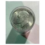 Tube of 20 Uncirculated Eisenhower Dollars