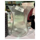 Large Hour Glass Centerpiece Vase