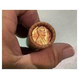 Roll of Uncirculated Lincoln Cents