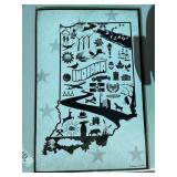 Indiana Icons Framed Print
