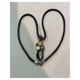 Sterling Silver Multi Gemstone Necklace