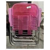3 Tubs of Misc. & Vintage Lawn Chairs