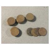 24 Lincoln Wheat Pennies