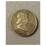 1953 Franklin Silver Half Dollar