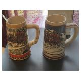 Two Budweiser Steins