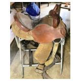 Fabtron Western Saddle & Stand.