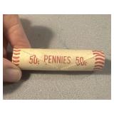Roll of 1977-D Pennies