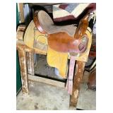 Fabtron Western Saddle & Stand.