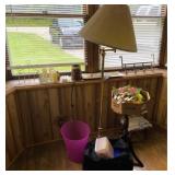 Plant Stand, Floor Lamp & Misc.