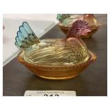 Glass Hen on Nest