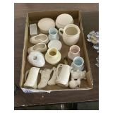 Lot of Porcelain Creamers & Toothpick Holders