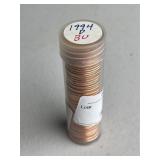 1974-D UNC Lincoln Cent Roll