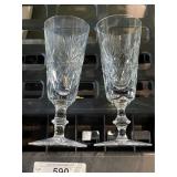 2 Pieces Edinburgh Crystal Stemware