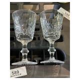 2 Pieces Edinburgh Crystal Stemware