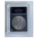 Brilliant UNC Slab Coin
