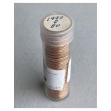 1990-D UNC Lincoln Cent Roll