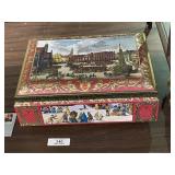 Vintage Decorative Tin Chest