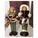 Hand Crafted Byers Christmas Caroler
