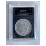Graded Morgan Silver Dollar