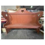 Ornate Antique Wooden Bench