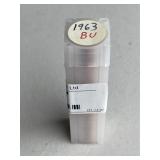 1963 UNC Lincoln Cent Roll