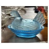 Glass Hen on Nest