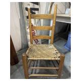 Vintage Wooden Ladderback Chair