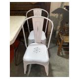 Pair of Ornate Metal Chairs