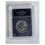 Brilliant UNC Slab Coin