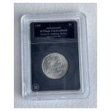 Brilliant UNC Slab Coin