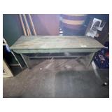 Primitive Wooden Bench