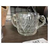 Anchor Hocking Double Handle Sugar Bowl