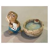 2 Pendelfin Stone Craft Rabbit Collectibles