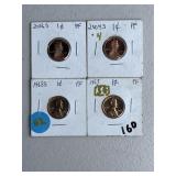 4 Proof Coins