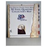 State Quarters Collection Map Set