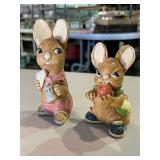 2 Pendelfin Stone Craft Rabbit Collectibles
