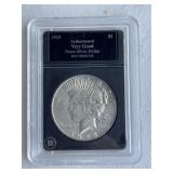 Graded Slabbed Peace Dollar